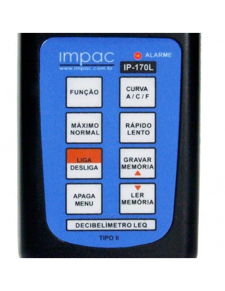 Decibelímetro Digital com Leq Impac IP-170L