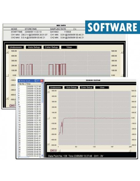 Datalogger de Tensão ou Corrente AC True RMS DT-175 Impac