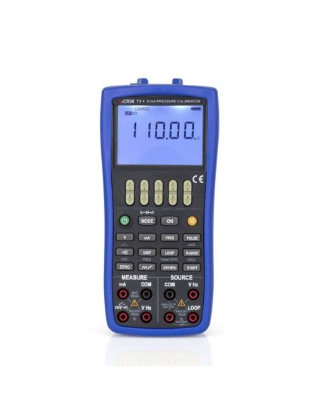 Calibrador Medidor Tensão Corrente CC Frequência e Pulso