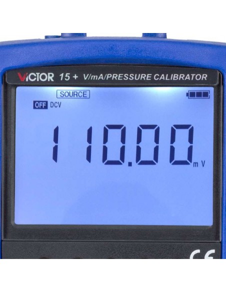 Calibrador Medidor Tensão Corrente CC Frequência e Pulso