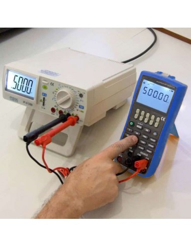 Calibrador Medidor Tensão Corrente CC Frequência e Pulso