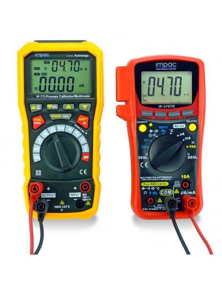 Calibrador 4 a 20 mA tensão 10V para CLP Processo  multímetro IP-772 Impac