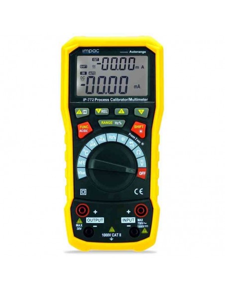 Calibrador 4 a 20 mA tensão 10V para CLP Processo  multímetro IP-772 Impac
