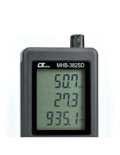 Barômetro Termo Higro Digital Datalogger MHB-382SD Medição Pressão atmosférica 2