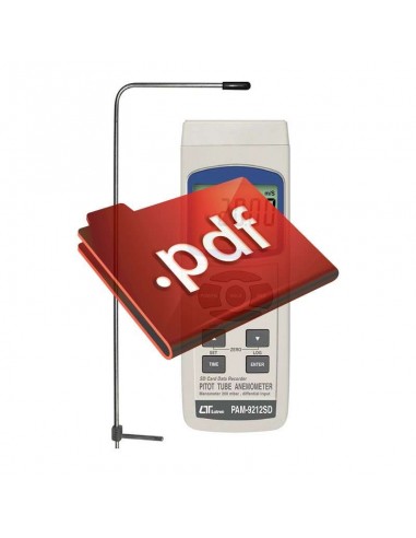 Anemômetro Tubo Pitot mede até100 m/s. AM-9212 Lutron