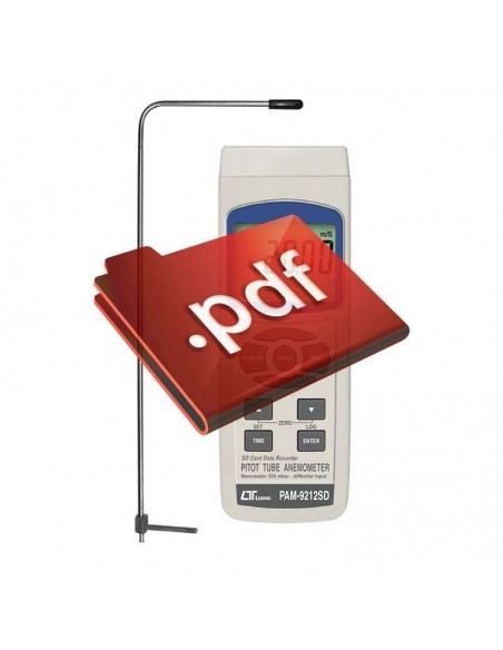 Anemômetro Tubo Pitot mede até100 m/s. AM-9212 Lutron