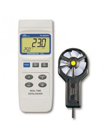 Anemômetro hélice metálica YK-2005AM