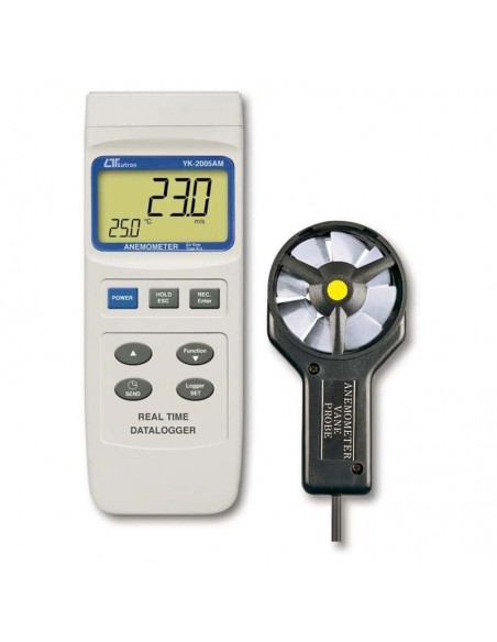 Anemômetro hélice metálica YK-2005AM