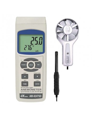 Anemômetro hélice metálica AM-4247SD