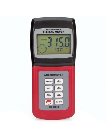 Anemômetro Grua e Guindaste Medição Velocidade do Vento