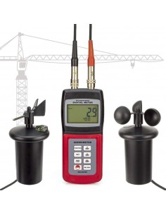 Anemômetro Grua e Guindaste Medição Velocidade do Vento