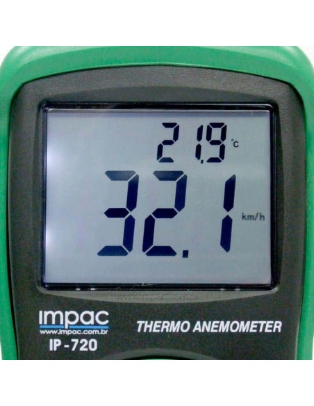 Anemômetro Digital IP720 ( Hélice Remota ) Impac