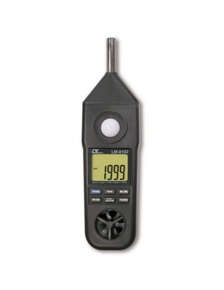 Anemômetro Decibelímetro Luxímetro LM8102