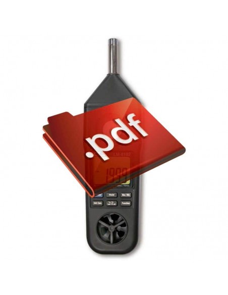 Anemômetro Decibelímetro Luxímetro LM8102